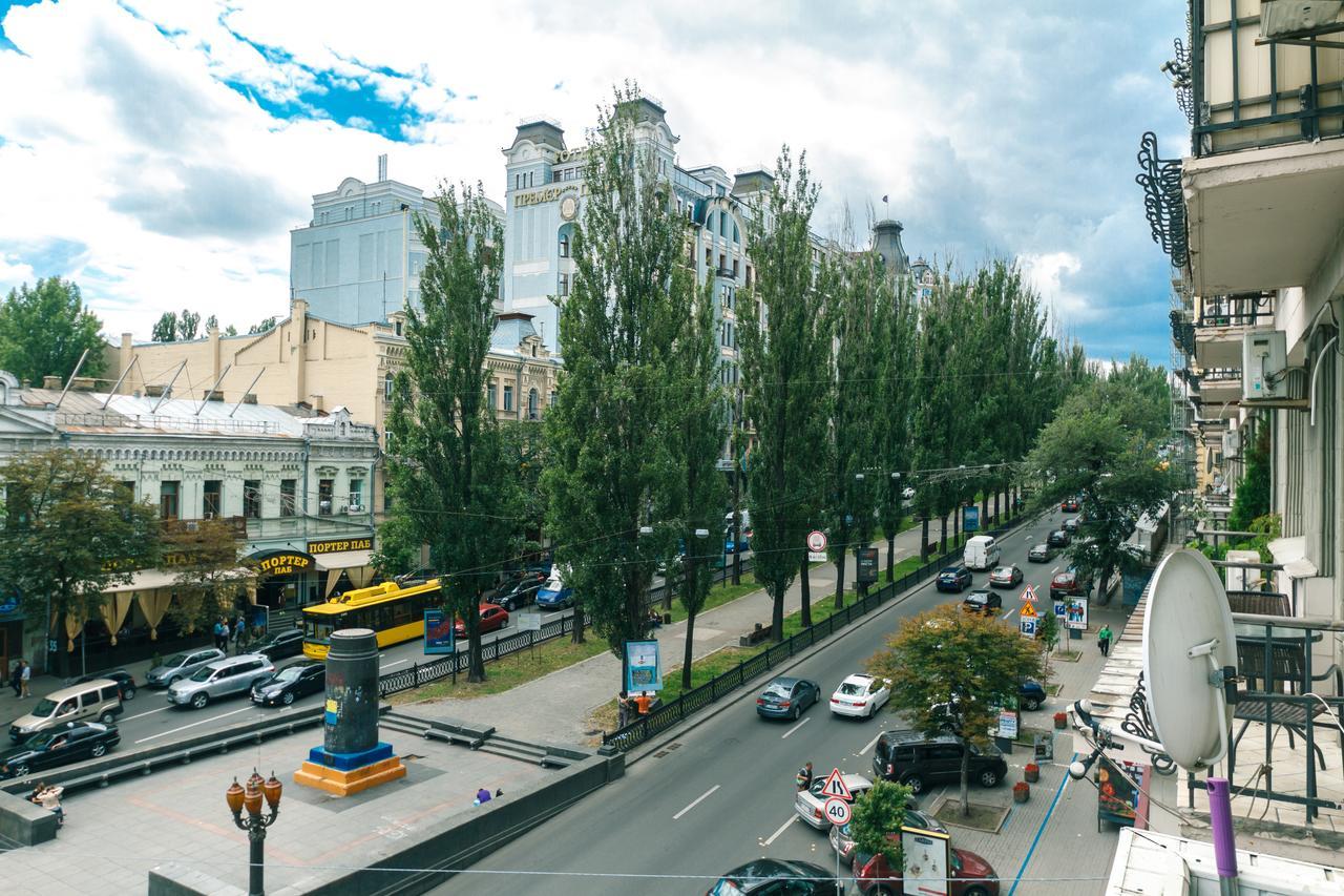 Two Bedroom Apartment On Kreschatik, Kyiv Center With Great View Экстерьер фото